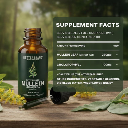 BetterLungs® Mullein + Chlorophyll
